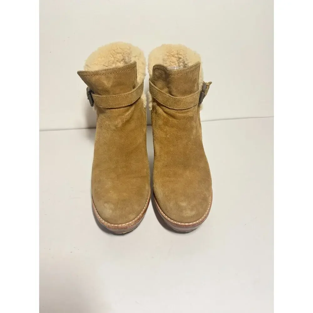 Ugg EUC Chestnut Brown Suede Anais 4